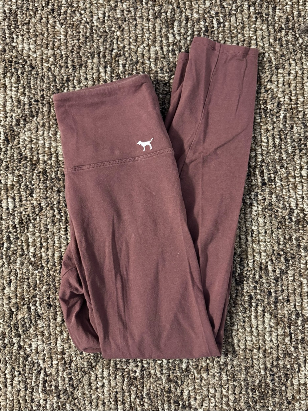 PINK Victoria's Secret Yoga Leggings with White Dog Logo